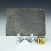 Devonian Mass Extinction Kellwasser, back-facing on a display stand with sizing cube, Sciencemall-USA