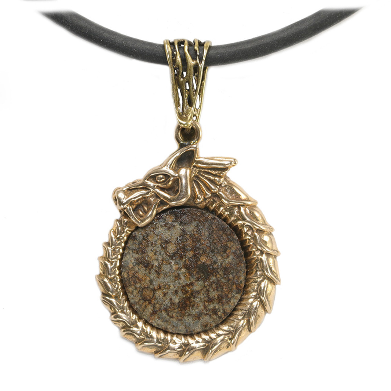 Ouroboros Meteorite Dragon Jewelry Necklace