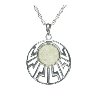 Fulgurite lightning sand Aztec bail 925 sterling silver necklace lightning bolt design with chain - Sciencemall-USA