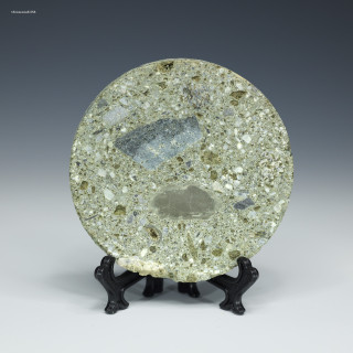 Front-facing De Beers exploration kimberlite drill core, Specimen ID:817339, from Ville-Marie, Canada, Sciencemall-USA
