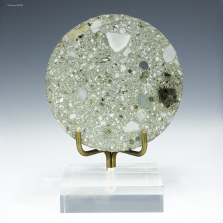 Front-facing De Beers exploration kimberlite drill core, Specimen ID:28995, from Ville-Marie, Canada, Sciencemall-USA