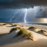 How is fulgurite lightning sand priced and how does it form?