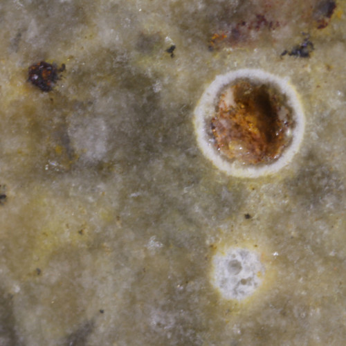 Marble Bar meteorite impact microspherule 5X magnification upclose.