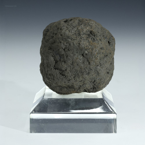Front-facing manganese nodule 39 grams, from the CCZ Pacific Ocean, at Sciencemall-USA