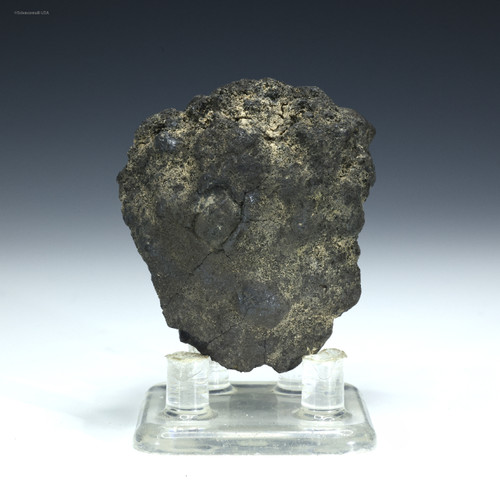 Complete 38 g front-facing polymetallic botroydial manganese nodule from the Clarion-Clipperton Zone, Sciencemall-USA