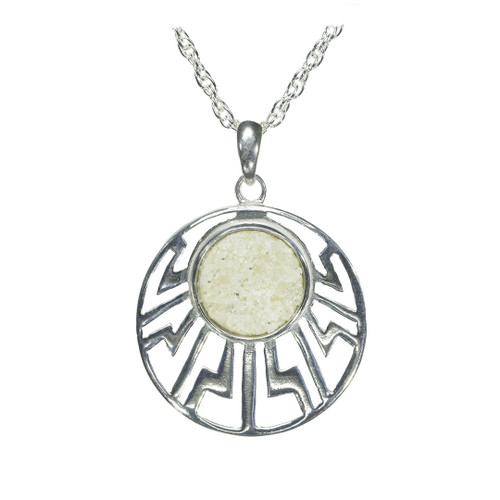 Fulgurite lightning sand Aztec bail 925 sterling silver necklace lightning bolt design with chain - Sciencemall-USA Fulgurite lightning sand Aztec bail 925 sterling silver necklace lightning bolt design with chain - Sciencemall-USA
