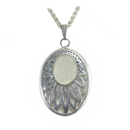 Libyan tektite glass jewelry, comet-shaped sterling pendant necklace jewelry on a chain, Sciencemall-USA