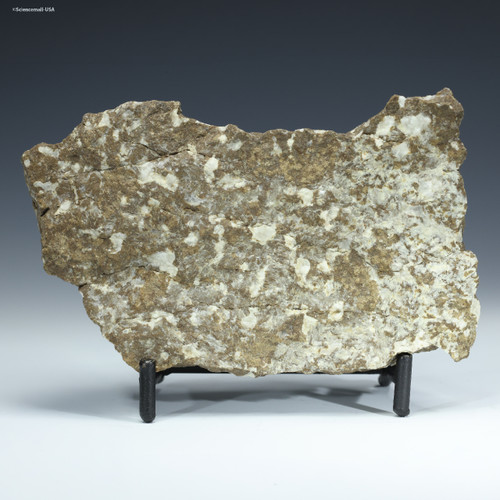 Zeolite, Specimen ID: 85926, phillipsite from Antarctica, facing front on a display stand, Sciencemall-USA
