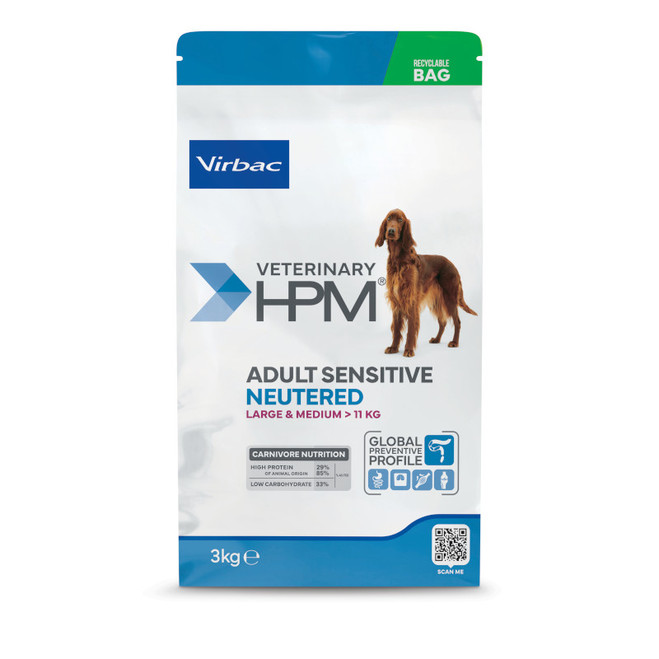 Adult Sensitive Neutered Dog Large & Medium  3 kg