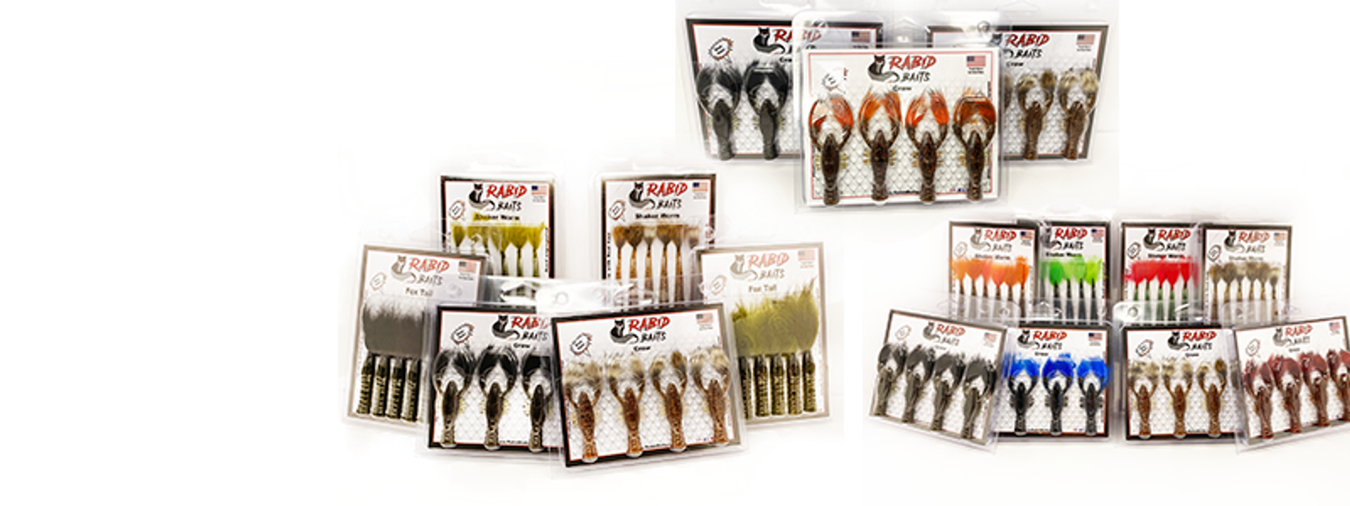  Rabid Baits Big Bass Bundle, Assortment of Rabid Craw