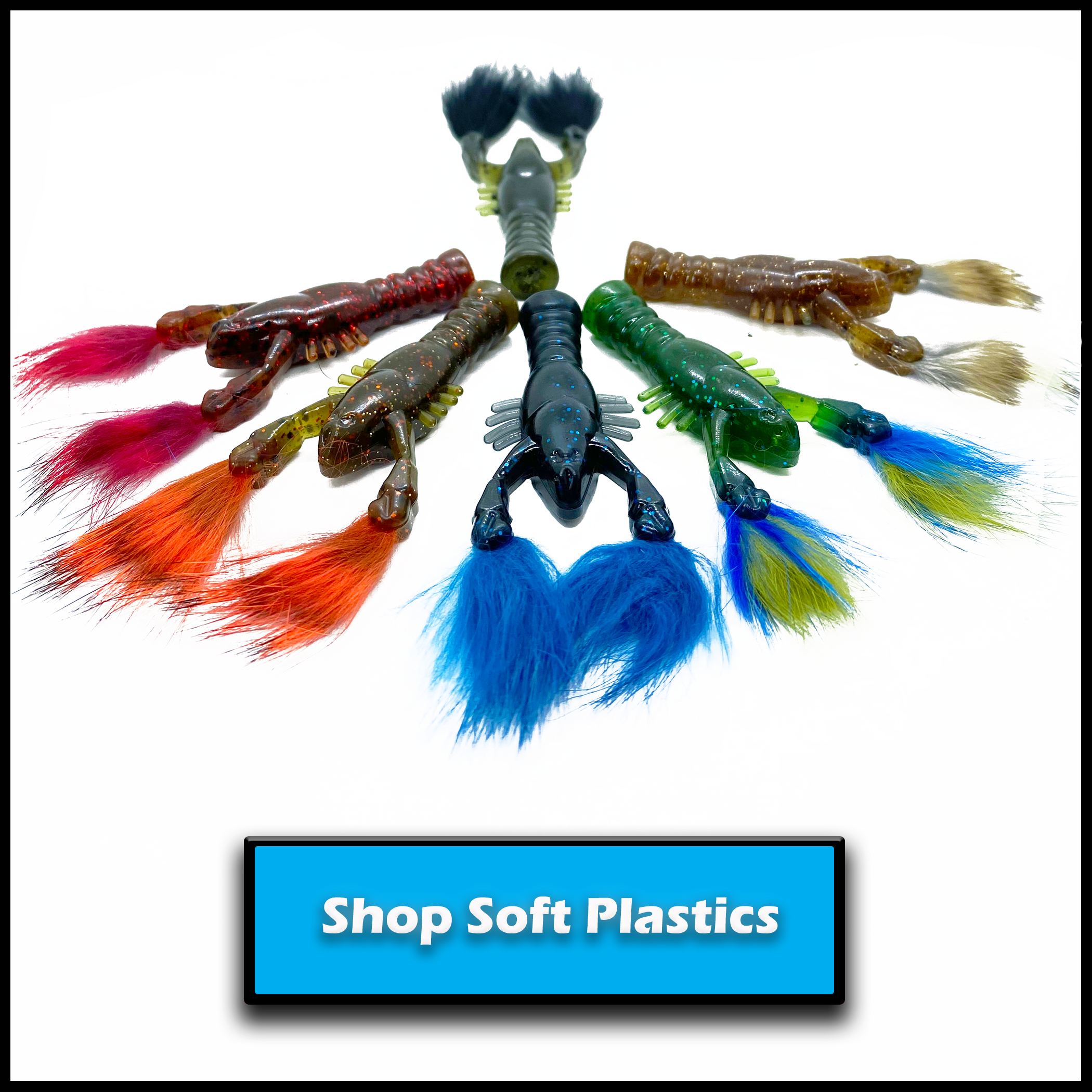 Soft Fishing Lures + Hair - Catch More Fish With Rabid Baits!