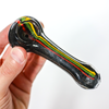 LuvBuds - 4" Rasta Stripe Pipes, Assorted Colors May Vary