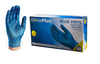 Blue Vinyl Industrial Latex Free Disposable Gloves - Small 100 gloves per box