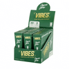Vibes - Cones - Coffin - King Size - Organic Hemp (Green) - 30 Boxes Per Display 3 Cones Per Box