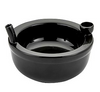 BLACK CEREAL BOWL - SHINY FINISH