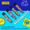 CLIPPER - Classic Large Lighter, 48 pk, Retail Display, Solid Colors without Artwork