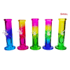 SirEEL - 10" Straight Rainbow Gradient Bong, Assorted Colors