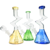 LuvBuds - 7" Zong Style Beaker Bong with Flower Bowl, Assorted Colors May Vary