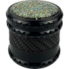 63mm Zinc 4pc Grinder | Iridescent Diamond Color and Glitter Top