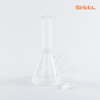 10" SirEEL Etched Grid Beaker Bong with Flower Bowl