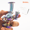 5" SirEEL Iridized Fab-Egg Incycler Bong with Banger | Assorted Colors