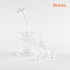 6" SirEEL Bent Neck Clear Hanger Rig with Banger