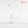 SirEEL - 6" Bent Neck Clear Hanger Rig with Banger