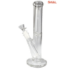 SirEEL - 10" Straight Tube Scientific Bong with Flower Bowl