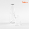 6" SirEEL Milk Bottle Style Bong with Flower Bowl