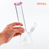 SirEEL - 10" Color Lip Beaker Bong and Flower Bowl, Assorted Colors