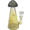 LuvBuds - 7" Inline Perc Mushroom Beaker Bong, Assorted Colors May Vary LuvBuds - 7" Inline Perc Mushroom Beaker Bong, Assorted Colors May Vary