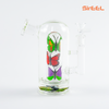 7" SirEEL Butterfly Bliss Glycerin Bong with Flower Bowl | Assorted Colors