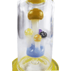 LuvBuds - 10" 6X Mushroom Forest Perc Bong, Assorted Colors May Vary