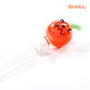 SirEEL - 6" Pumpkin Dream Straw, Gourdgeous Ember Color
