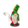 LuvBuds - 7.5" Christmas Gnome Sayin' Bong with Banger LuvBuds - 7.5" Christmas Gnome Sayin' Bong with Banger