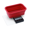 Truweigh Crimson Collapsible Bowl Scale - 200g x 0.01g Black/Red Bowl