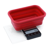 Truweigh Crimson Collapsible Bowl Scale - 1000g x 0.1g Black/Red Bowl