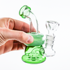 LuvBuds - 5" Maria Mini Shower Perc Bong/Rig with Flower Bowl, Assorted Colors May Vary LuvBuds - 5" Maria Mini Shower Perc Bong/Rig with Flower Bowl, Assorted Colors May Vary