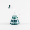 LuvBuds - 6" Wrap and Rake Bent Neck Hanger Bong/Rig, Comes with Flower Bowl, Assorted Colors