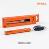 SirEEL - 20pc Flashlight 380mAh w/ Preheat Variable Voltage Battery & 510 Thread USB Charger, Orange, Retail Display