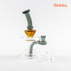 7" SirEEL Honeycomb Dab Rig | Assorted Colors | Comes with Banger
