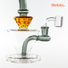 7" SirEEL Honeycomb Dab Rig | Assorted Colors | Comes with Banger