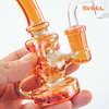 SirEEL - 5" Klein Stein Iridized Recycler Rig, 14mm Quartz Banger Included, Retail Packaging
