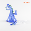 7" SirEEL Octopus Mini Dab Rig w/ Matching Carb Cap & Banger | Assorted Colors | Retail Packaging