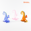 7" SirEEL Octopus Mini Dab Rig w/ Matching Carb Cap & Banger | Assorted Colors | Retail Packaging