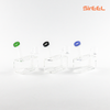 5" SirEEL Showerhead Cube Rig with Banger | Assorted Colors | Retail Packaging