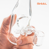 6" SirEEL Milk Bottle Style Bong with Banger | Retail Packaging