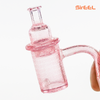 SirEEL Fumed Etched Quartz Banger Kit | Matching Spin Cap & Pearls | 14mm Male | Retail Packaging