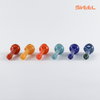 4.5" SirEEL Melting Color Fritted Spoon Pipe | 6 Units | Assorted Colors | Retail Packaging