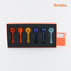 4.5" SirEEL Melting Color Fritted Spoon Pipe | 6 Units | Assorted Colors | Retail Packaging